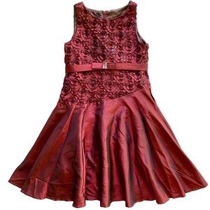 Isobella & Chloe Red Rose Special Occasion / Holiday Dress 10